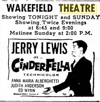 Wakefield Theatre - 13 May 1961 Ad (newer photo)